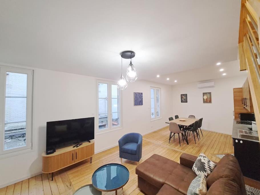 Ferienwohnung Antibes, Duplex Lumineux Reims Exterior foto